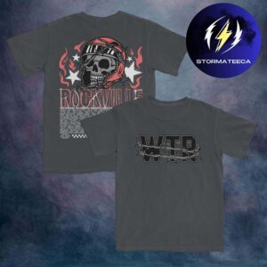 Welcome To Rockville Festival 2026 At Daytona International Speedway In Daytona Florida On May 7-10 2026 Barbed Helmet Line Up Two Sided Unisex T-Shirt