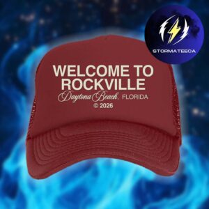 Welcome To Rockville Festival 2026 At Daytona International Speedway In Daytona Florida On May 7-10 2026 Clean Script Trucker Hat