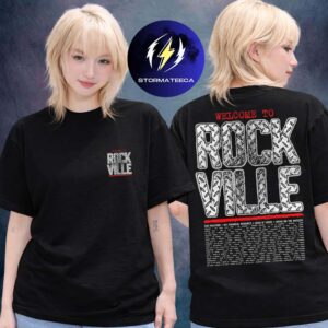 Welcome To Rockville Festival 2026 At Daytona International Speedway In Daytona Florida On May 7-10 2026 Diamond Plate Line Up Two Sided Unisex T-Shirt