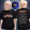 Welcome To Rockville Festival 2026 At Daytona International Speedway In Daytona Florida On May 7-10 2026 Pink Star Line Up Two Sided Unisex T-Shirt