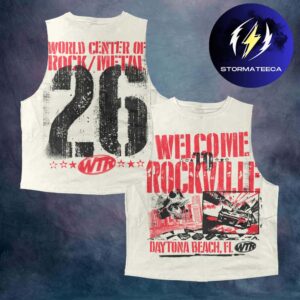 Welcome To Rockville Festival 2026 At Daytona International Speedway In Daytona Florida On May 7-10 2026 Stenciltown Cutoff Unisex Tank Top