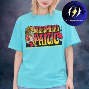 Widespread Panic Las Vegas Merch Event Tee At Virgin Hotels Las Vegas In Las Vegas NV On May 8 9 10 2026 Blue Unisex T-Shirt