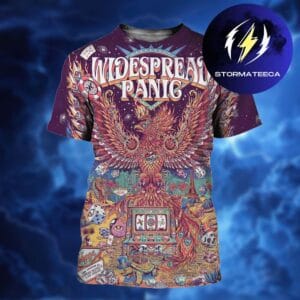 Widespread Panic The Theater At Virgin Hotels Las Vegas In Las Vegas NV On May 8 9 10 2026 Art By Juan Ma Orozco All Over Print Shirt