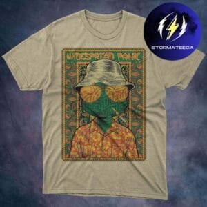 Widespread Panic The Theater At Virgin Hotels Las Vegas In Las Vegas NV On May 8 9 10 2026 Art By Todd Slater Sand Unisex T-Shirt